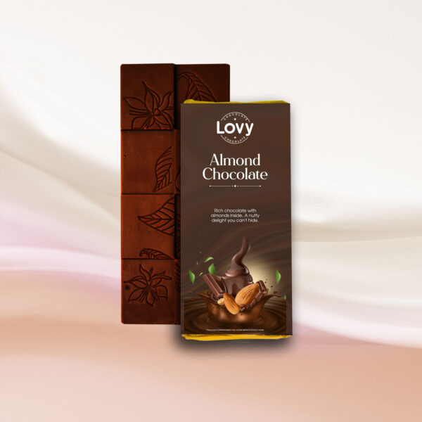 Lovy Premium Almond Chocolate 52 gm