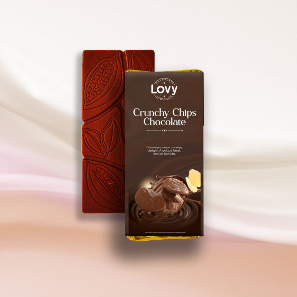 Lovy Premium Crunchy Chips Chocolate 40 gm